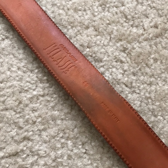 ALVIERO MARTINI UNISEX "GEO CLASSIC" BELT. Size 85 - Picture 4 of 8